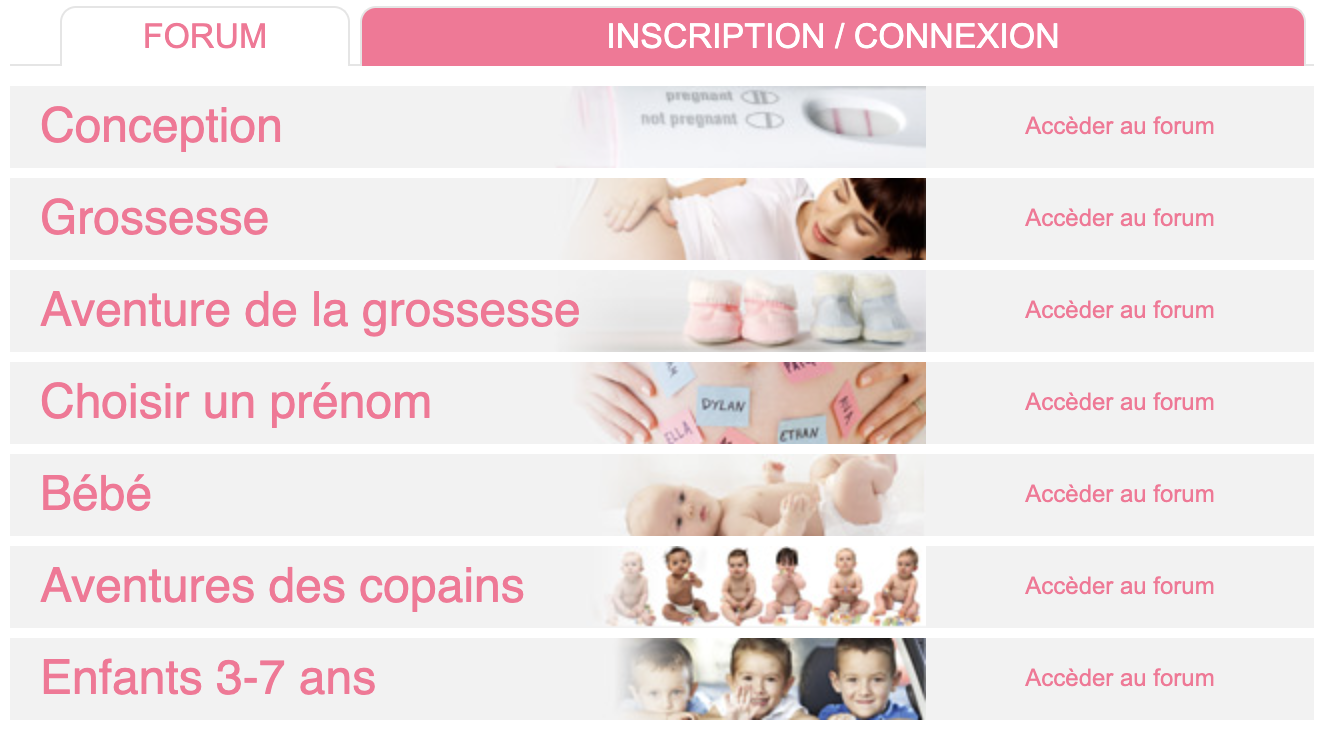 Forum du site Magic Maman