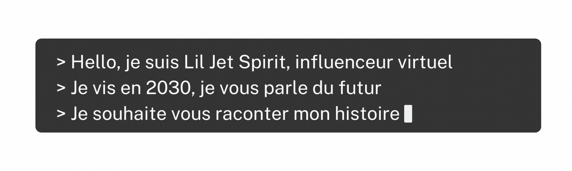 influenceur virtuel texte