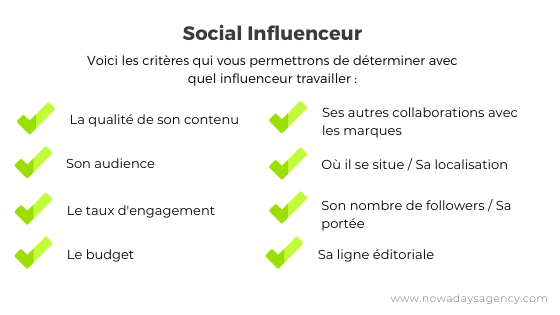 comment travailler avec des social influenceur